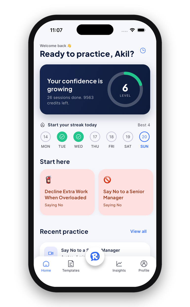 Rehearse on iPhone